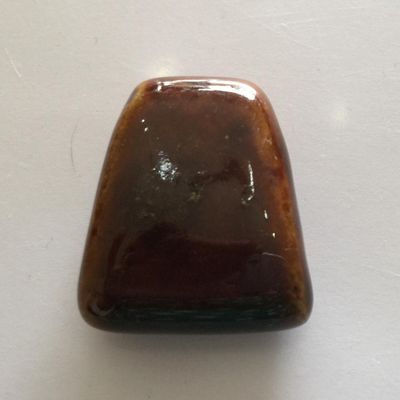 Ceramic Trapezoid - Coffee 24x35mm