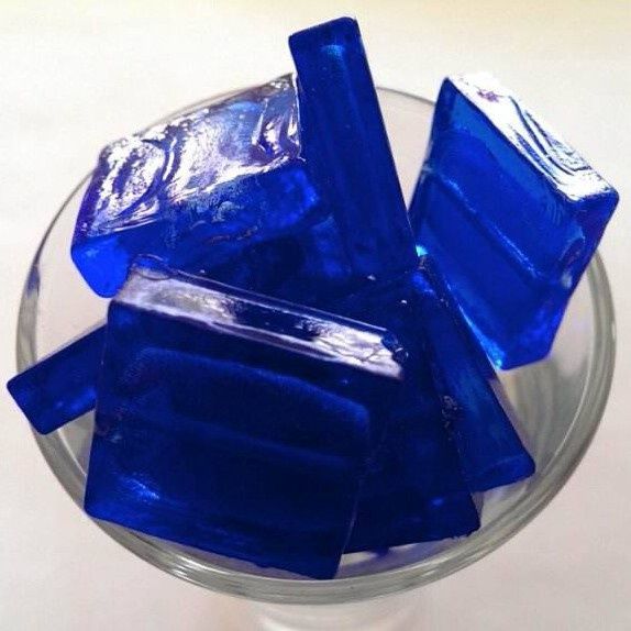 Chinese Foil Square - Dark Sapphire 20mm