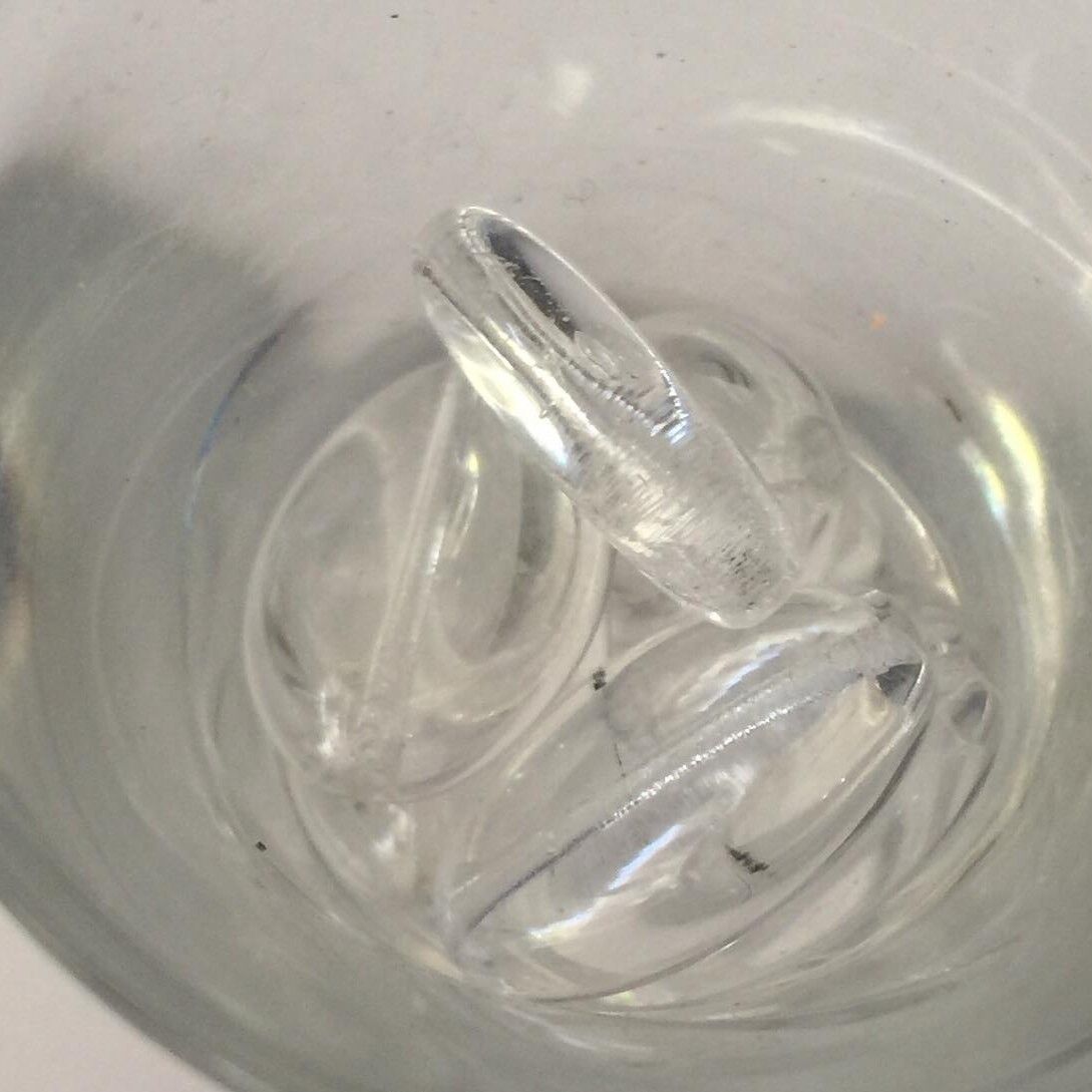 Czech Flat Oval - Clear 18mm