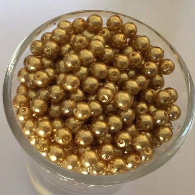 Czech GB Pearl - Gold 4mm