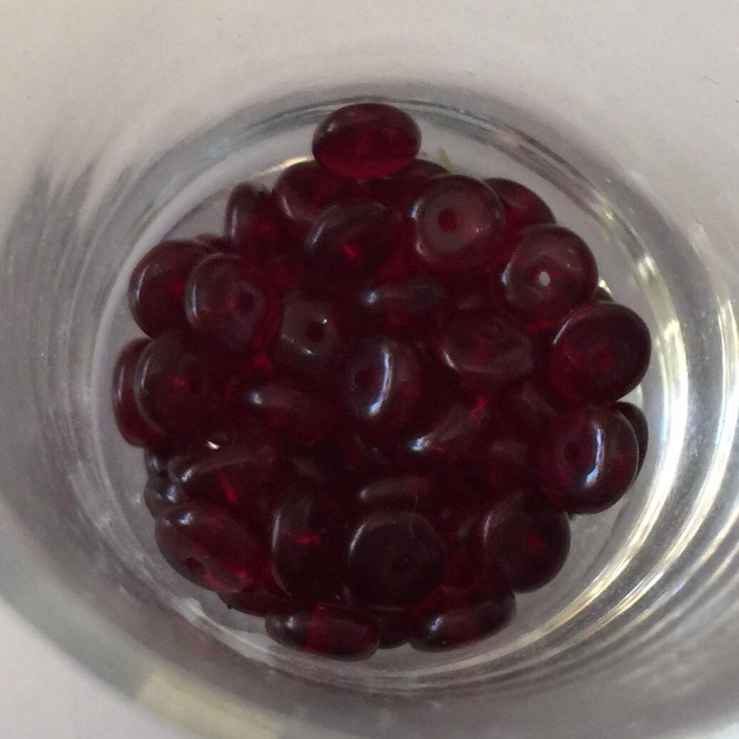 Czech Disc - Garnet 6mm