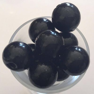 Chinese Round - Black 15mm