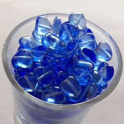 Czech Heart - Light Blue 8mm