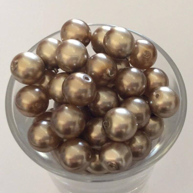 Czech GB  Pearl - Cocoa 8mm