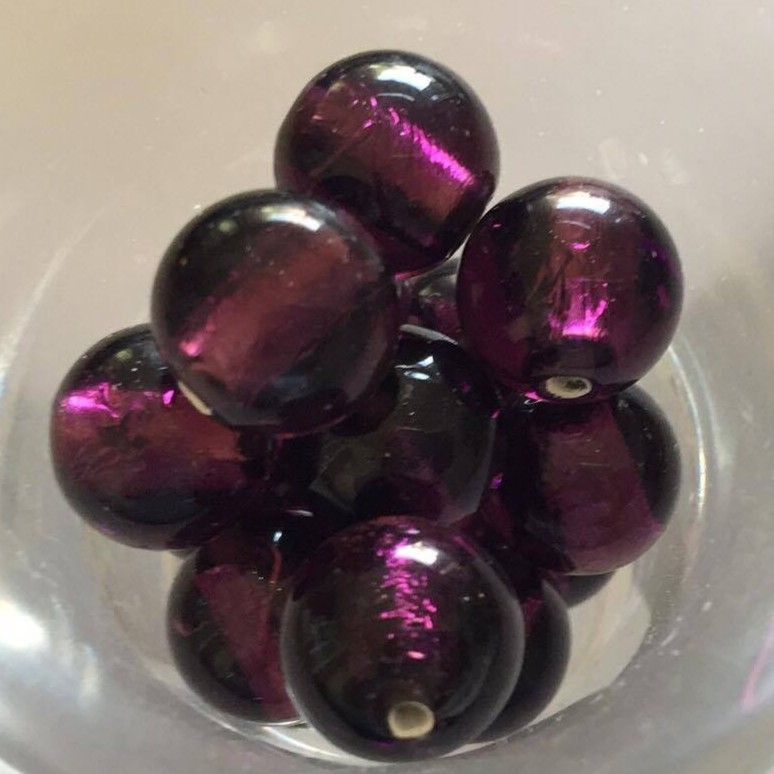 Czech Foil - Purple 10mm