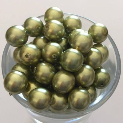 Czech GB Pearl - Olive 8mm