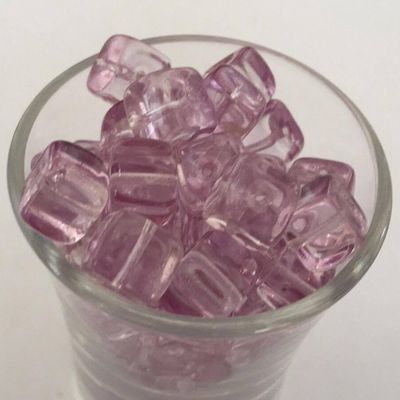 Czech Cube - Tanzanite 8x11mm