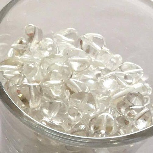 Czech Heart - Clear 6mm