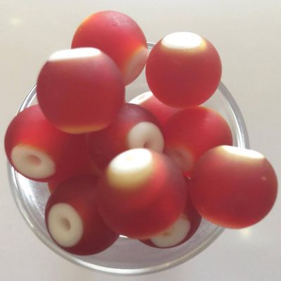 Chinese White Heart - Red 14mm
