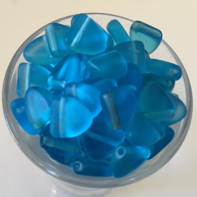 Czech Tri Drop - Matt Aqua 10mm