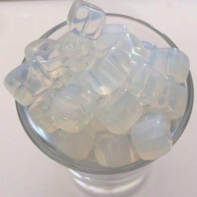 Czech Cube - Clear Opal 8 x 11mm