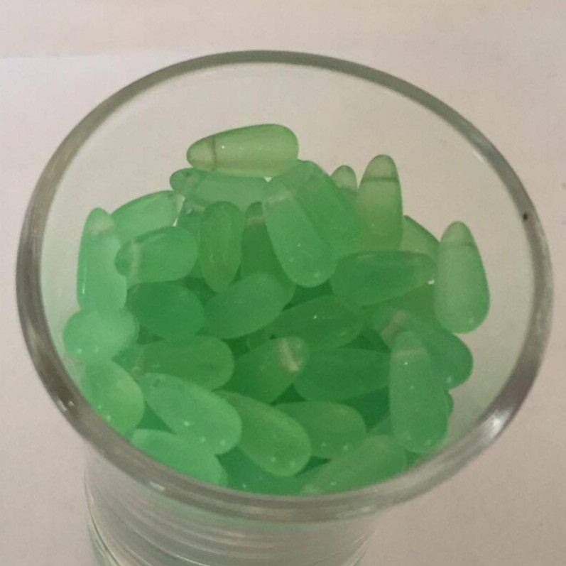 Teardrop - Alien Green 10x5mm