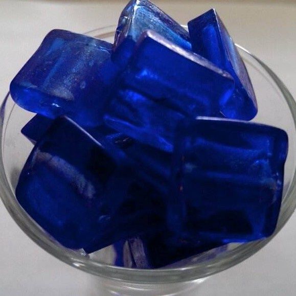 Chinese Foil Square - Dark Sapphire 15mm