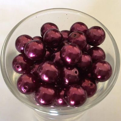 Czech GB Pearl - Plum 8mm