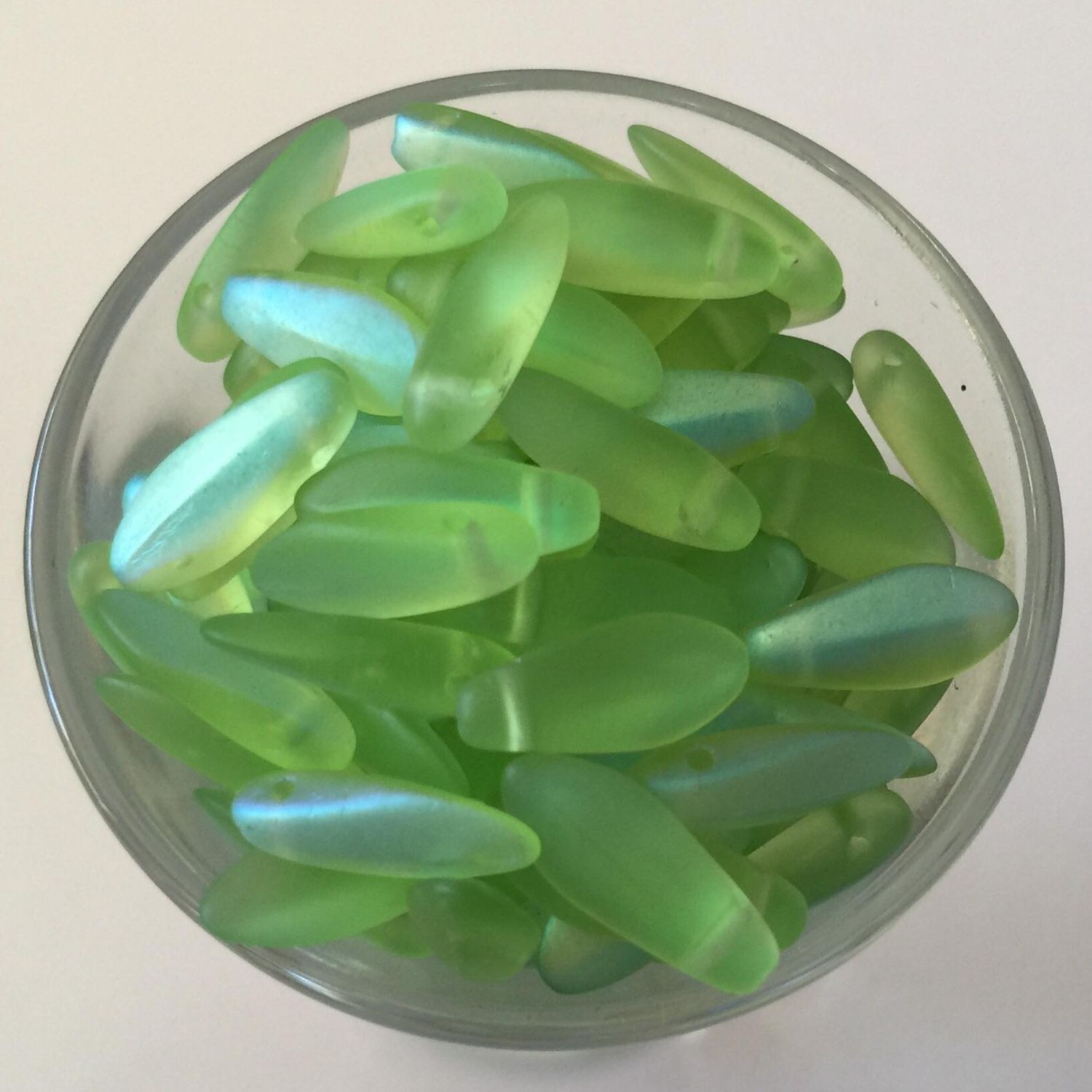Speardrop - Matt Lime AB 12mm
