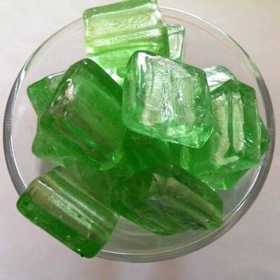 Chinese Foil Square - Chrysolite 15mm