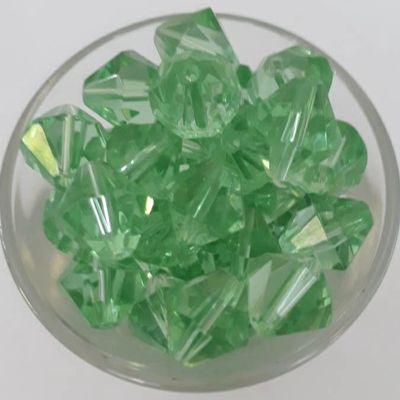 Chinese Crystal Bicone - Peridot 10mm