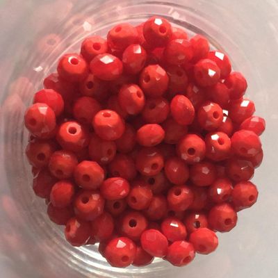 Chinese Cushion - Opaque Red 4mm
