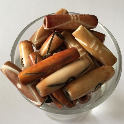 Bone - Dark Etched Tubes