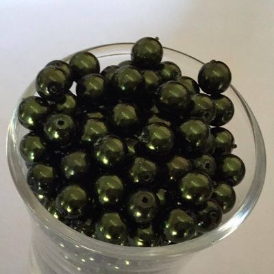 Czech GB Pearl - Hunter Green 6mm