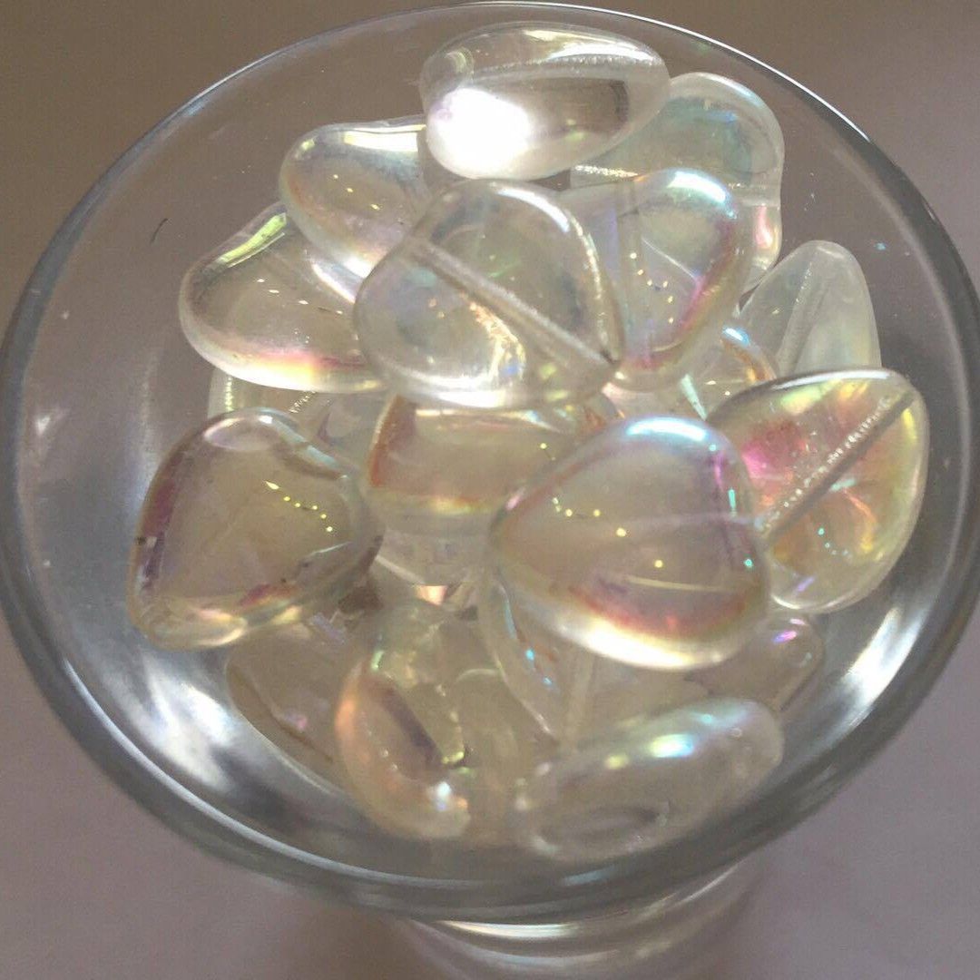 Heart - Clear AB 12mm