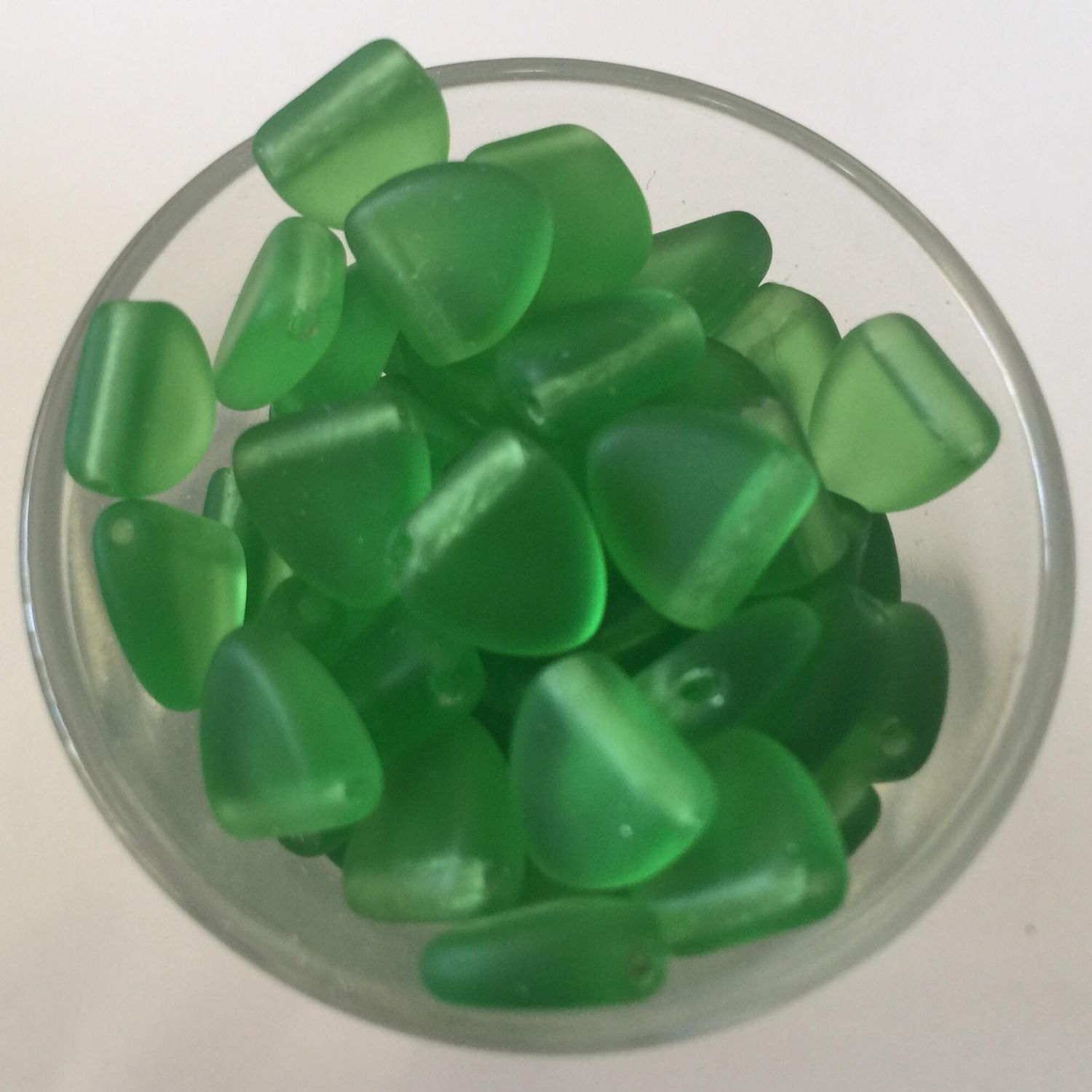 Czech Tri Drop - Matt Green 10mm