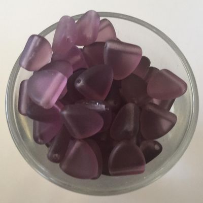 Czech Tri Drop - Matt Purple 10mm