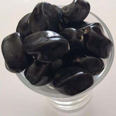Chinese Porcelain Twist - Black 16x9mm
