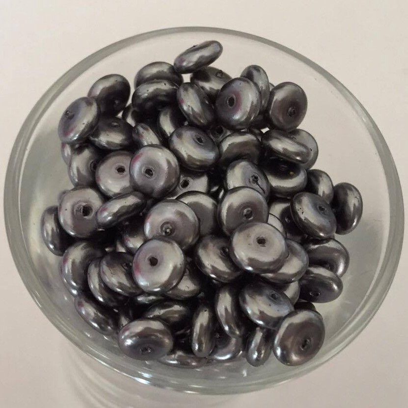 Czech Disc - Hematite 6mm