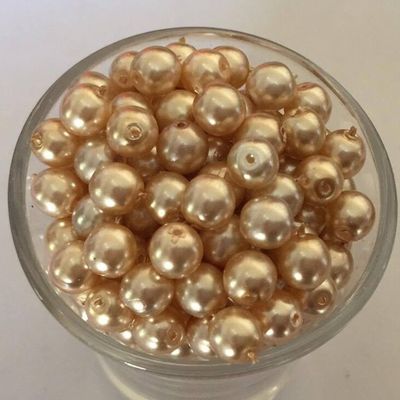 Czech GB Pearl - Light Sand Gold 6mm