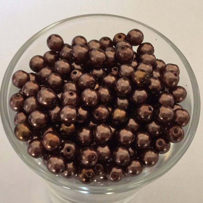 Czech GB Pearl - Bronze Chocolate 4mm