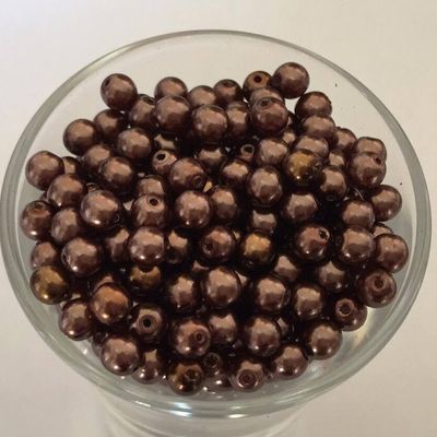 Czech GB Pearl - Bronze Chocolate 4mm