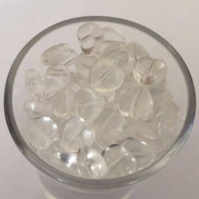Czech Heart - Clear 8mm