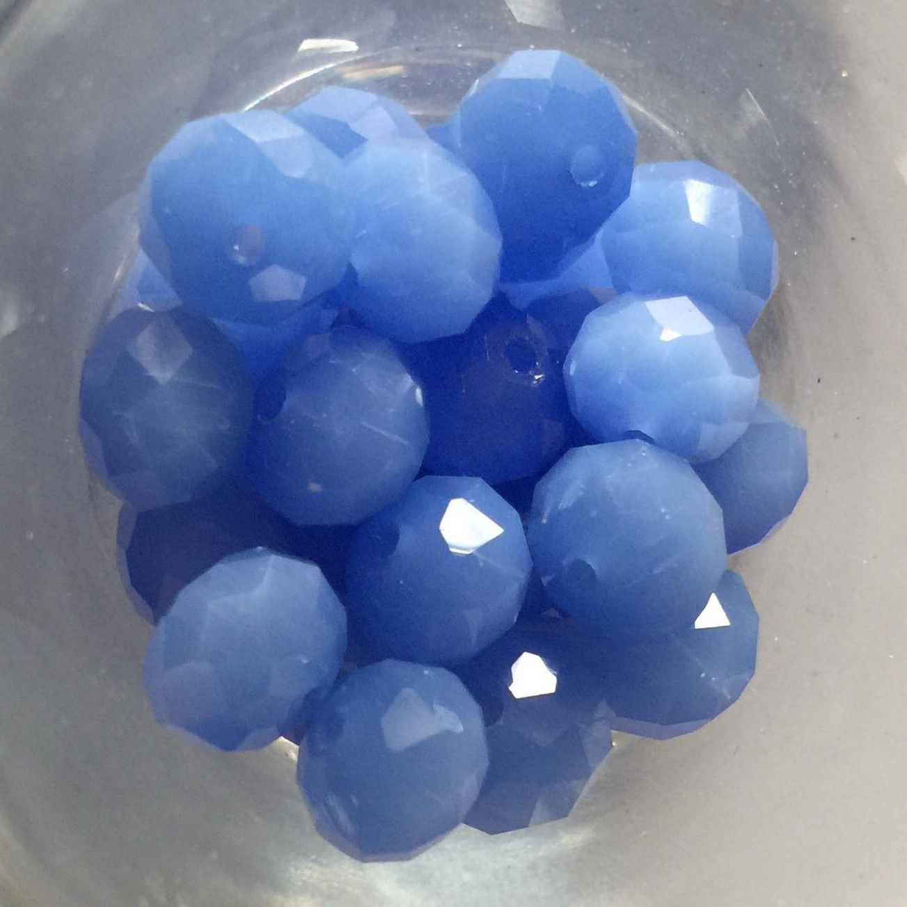 Chinese Cushion - Blue Opal 8mm