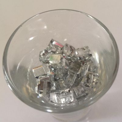 Chinese Faceted Cube - Comet Argent 6mm