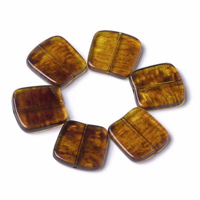 Resin Square - Sienna 20mm
