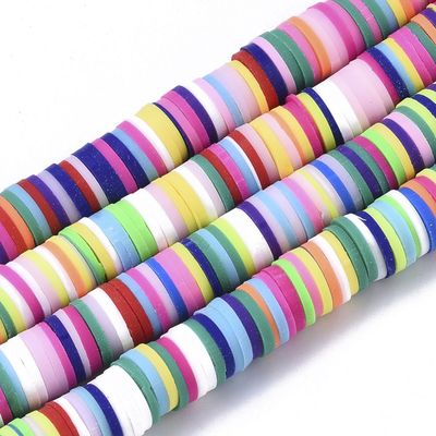 Polymer Clay Heishi - Brights 6mm