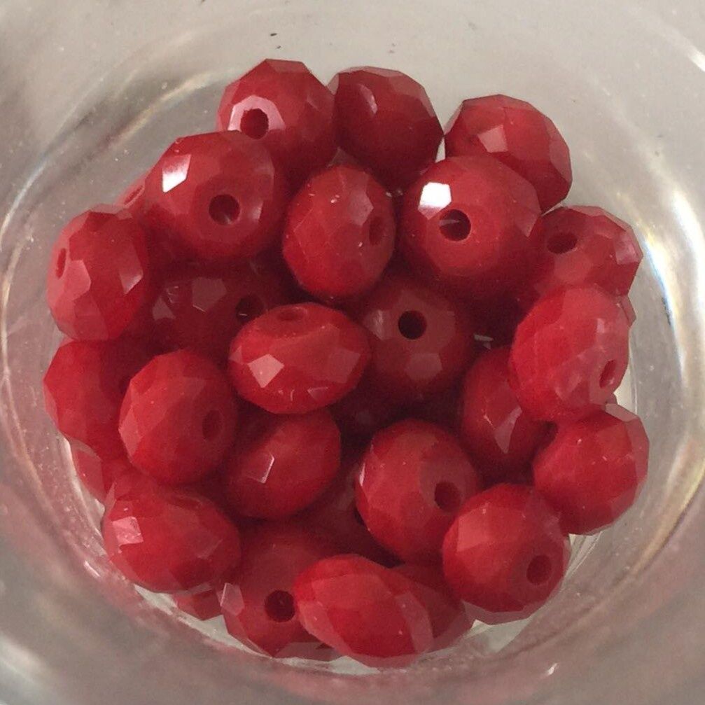 Chinese Cushion - Opaque Red 6mm