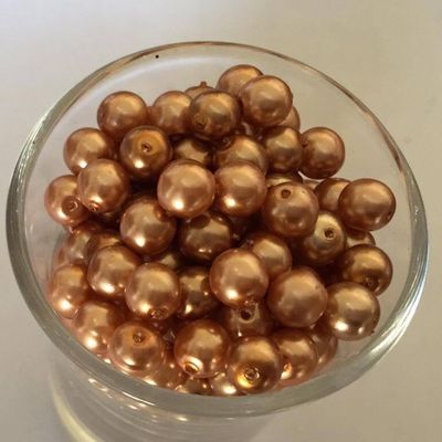 Czech GB Pearl - Light Copper 6mm