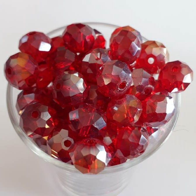 Chinese Cushion - Red AB 10mm