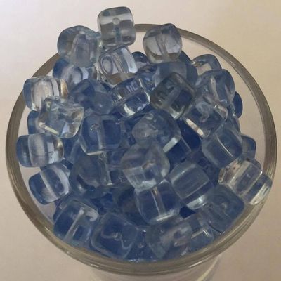 Czech Cube - Light Blue 5x7mm