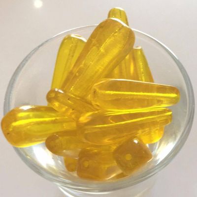 Antique Afghanistan Glass - Dark Yellow Drop