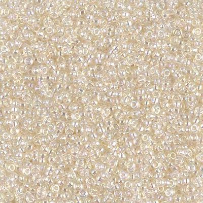 Seed Bead Miyuki - Crystal Ivory Gold Luster 15/0 (Per 5gm)