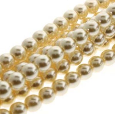 Czech GB Pearl - Matte Cream 2mm