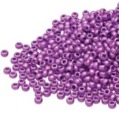 Seed Bead Czech Glass - Metallic Violet 11/0 (Per 5gm)