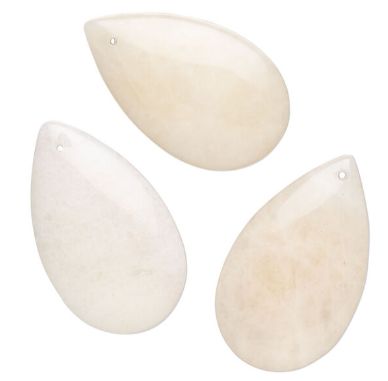 Peach Quartz Teardrop - 25x15mm