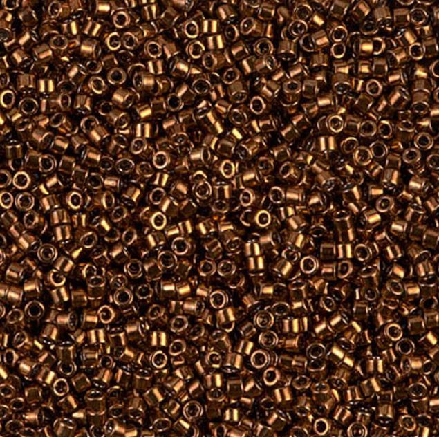 Delica Seed Bead - Metallic Bronze 11/0 (DB461) (Per 5gm)