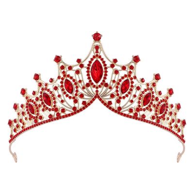 Regal Red Empress Tiara (Gold)