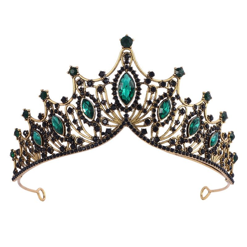 Gothic Black &amp; Emerald Tiara