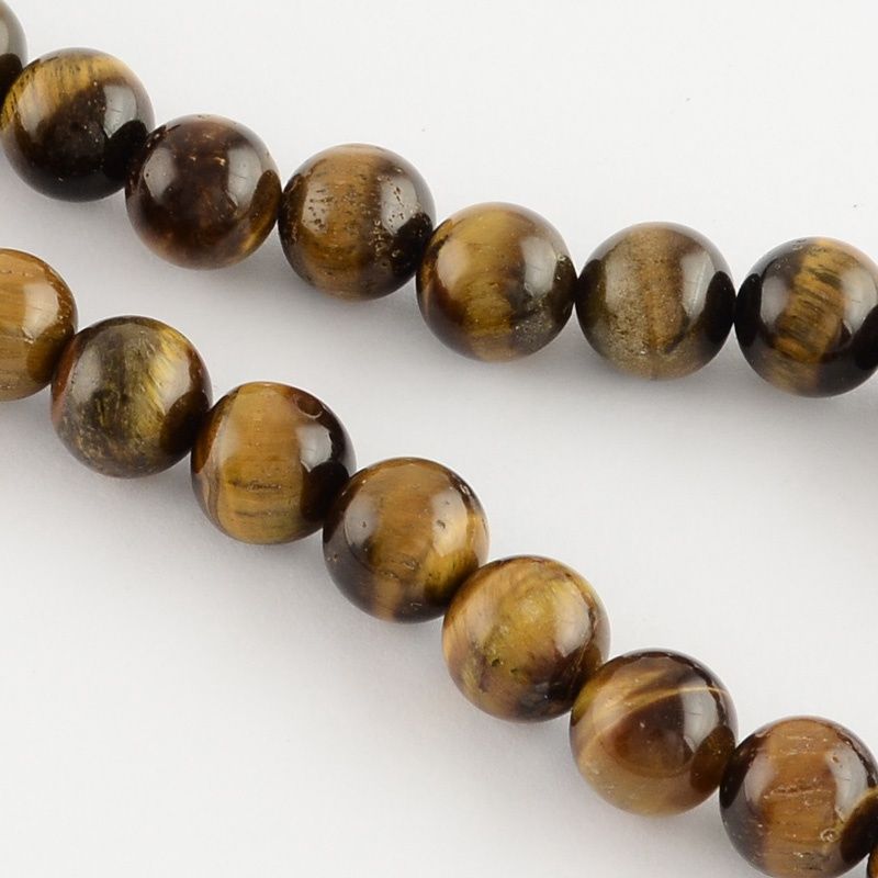 Tiger Eye Round - 8mm